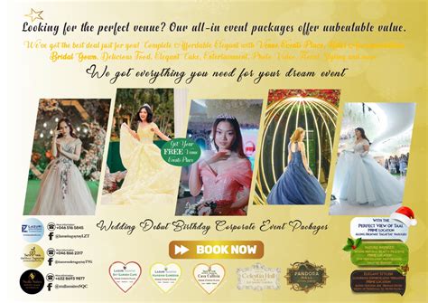 Wedding and Debut Packages .